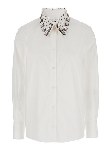 MSGM Long Sleeved Embellished Shirt - MSGM - Modalova