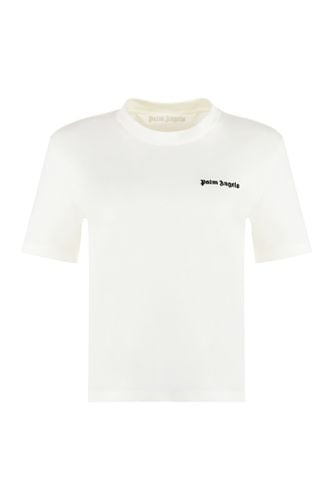 Cotton Crew-neck T-shirt - Palm Angels - Modalova