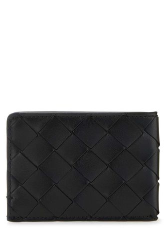 Black Leather Cardholder - Bottega Veneta - Modalova