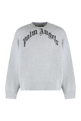 Sweatshirt In Cotton With Logo - Palm Angels - Modalova