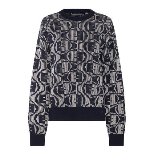 Jacquard Crewneck Jumper - Acne Studios - Modalova