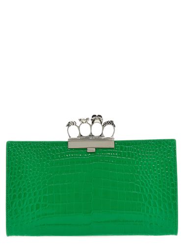 Leather Four-ring Clutch - Alexander McQueen - Modalova