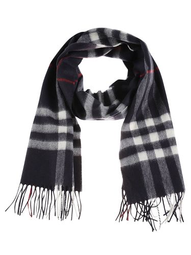 Burberry Check Fringed Scarf - Burberry - Modalova