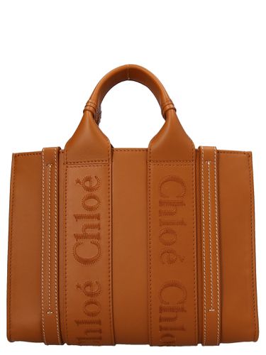 Chloé woody Small Shopping Bag - Chloé - Modalova