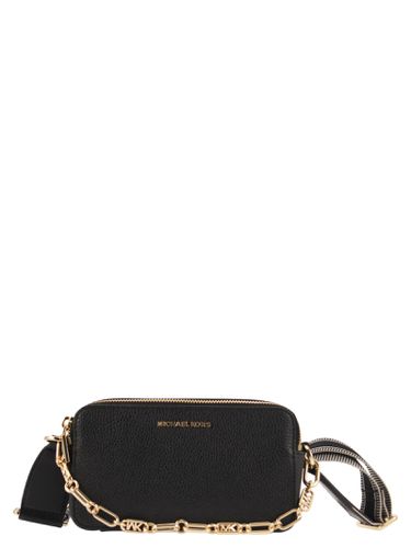 Jet Set Small Chamber Bag In Grained Leather With Double Zip - Michael Kors - Modalova