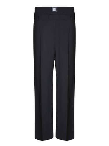 MSGM Wide Fit Dark Grey Trousers - MSGM - Modalova