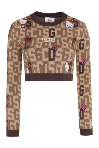 X Hello Kitty - Wool-blend Crew-neck Sweater - GCDS - Modalova