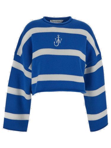 Logo Embroidered Striped Sweater - Alexander Wang - Modalova