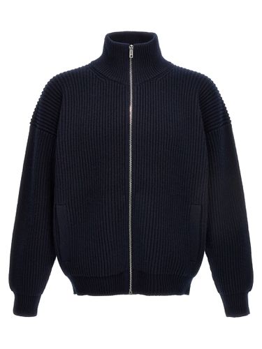 Logo Embroidery Ribbed Cardigan - Gucci - Modalova