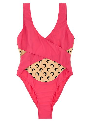 All Over Moon One-piece Swimsuit - Marine Serre - Modalova