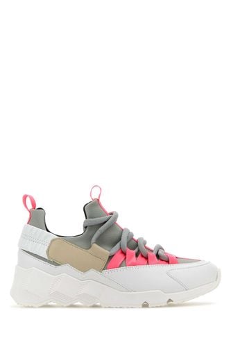 Multicolor Canvas And Leather Trek Comet Sneakers - Pierre Hardy - Modalova