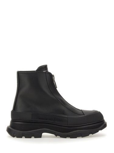 Alexander McQueen Leather Boot - Alexander McQueen - Modalova