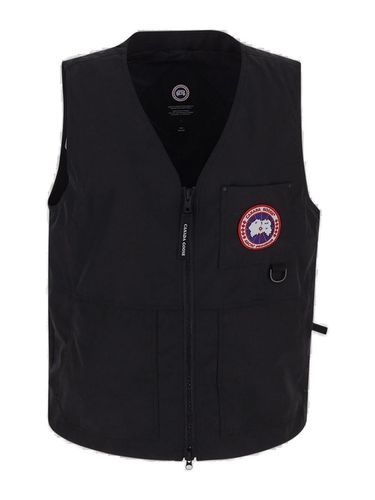 Canada Goose Logo Patch Zipped Vest - Canada Goose - Modalova