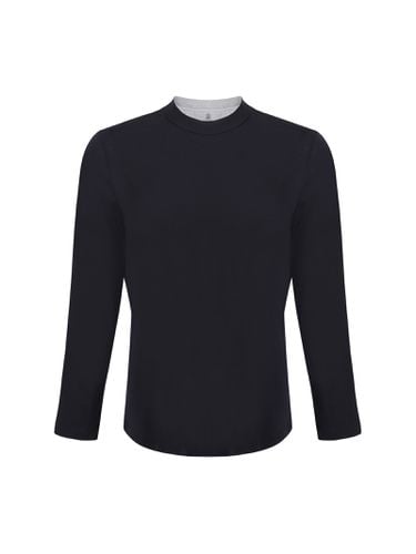 Long Sleeve Jersey - Brunello Cucinelli - Modalova