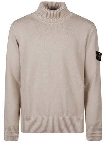 Logo Patch Roll Neck Jumper - Stone Island - Modalova