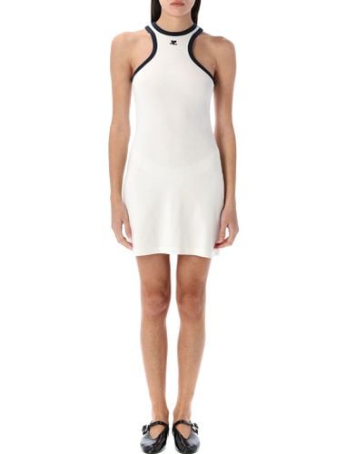 Courrèges Contrast Mini Dress - Courrèges - Modalova