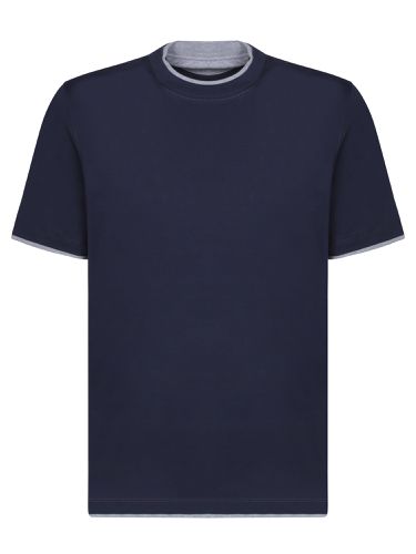 Contrastind Edges T-shirt - Brunello Cucinelli - Modalova