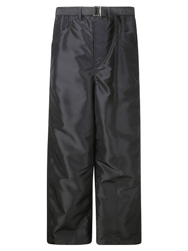 Sacai Straight Leg Twill Pants - Sacai - Modalova