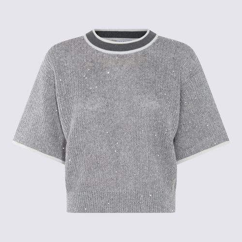 Grey Linen Knitwear - Brunello Cucinelli - Modalova