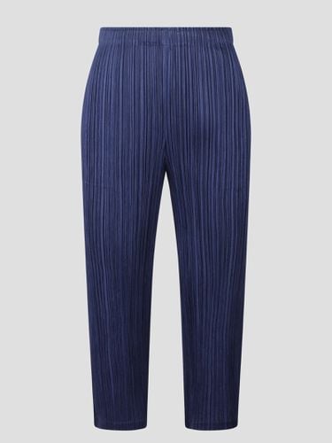 Pleated Straight Trousers - Pleats Please Issey Miyake - Modalova