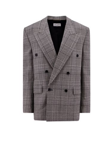 Double-breasted Wool Blazer - Saint Laurent - Modalova