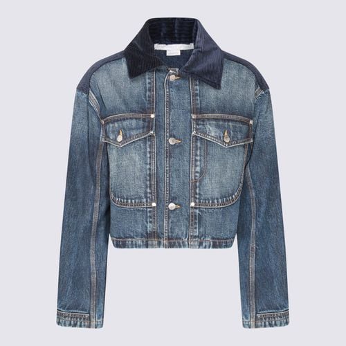 Blue Cotton Denim Jackets - Stella McCartney - Modalova