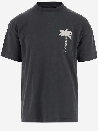 Palm Angels Palm Cotton T-shirt - Palm Angels - Modalova