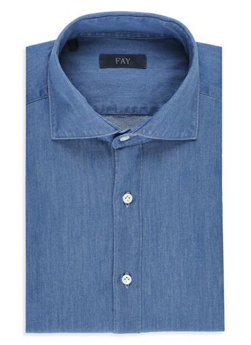 Fay Denim Shirt - Fay - Modalova