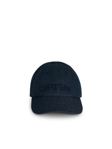 Off-White Blue Denim Cap - Off-White - Modalova