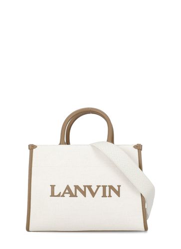 Cotton And Linen Shopping Bag - Lanvin - Modalova