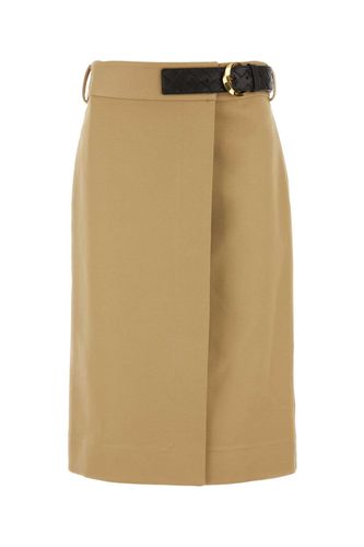 Bottega Veneta Beige Cotton Skirt - Bottega Veneta - Modalova