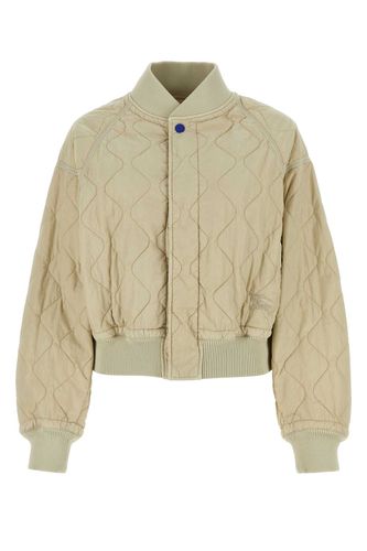 Burberry Sand Nylon Bomber Jacket - Burberry - Modalova