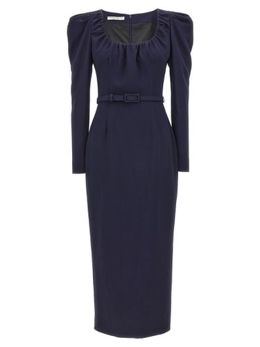 Alessandra Rich Belt Crepe Dress - Alessandra Rich - Modalova