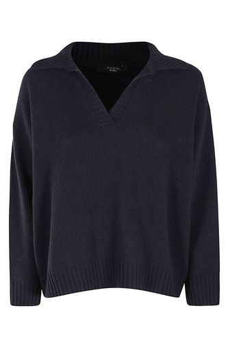 Agre V-neck Knitted Jumper - Weekend Max Mara - Modalova