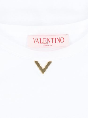 Valentino T-shirt Solid Cotton - Valentino - Modalova