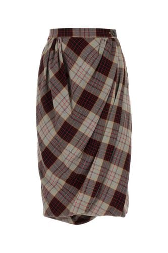 Printed Viscose Blend Skirt - Vivienne Westwood - Modalova