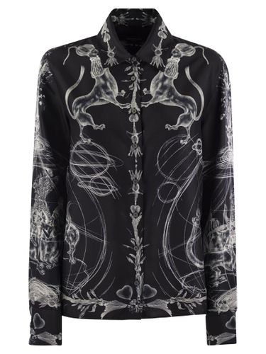Printed Silk Twill Shirt - Fabiana Filippi - Modalova