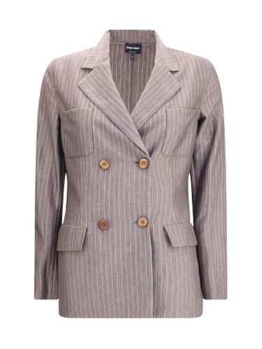 Double-breasted Blazer - Giorgio Armani - Modalova