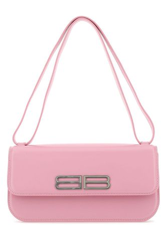 Pink Leather Gossip Shoulder Bag - Balenciaga - Modalova