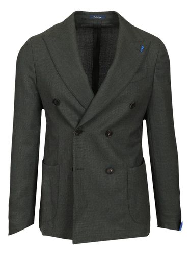 Double-breasted Wool Blazer - Guarinucci - Modalova
