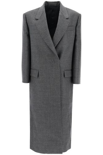 Woolen Overcoat In Canvas Fabric - Brunello Cucinelli - Modalova