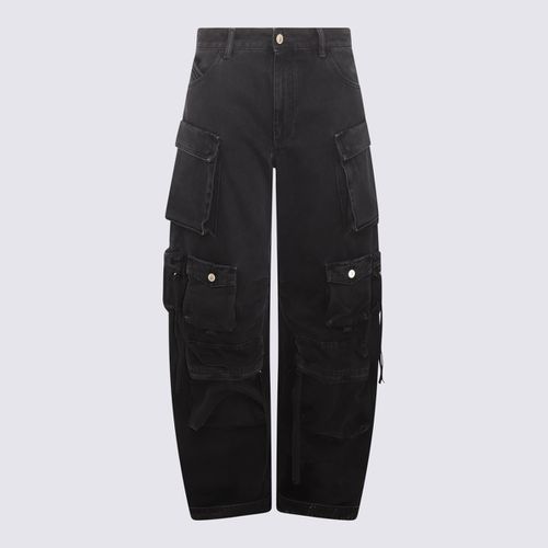 The Attico Black Cotton Jeans - The Attico - Modalova