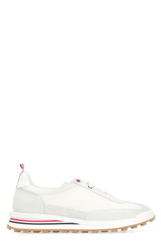 Leather And Fabric Low-top Sneakers - Thom Browne - Modalova