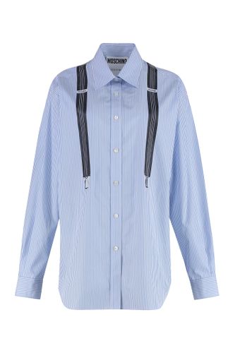 Moschino Striped Cotton Shirt - Moschino - Modalova