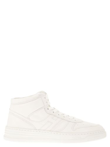 Hogan White Leather Sneakers - Hogan - Modalova