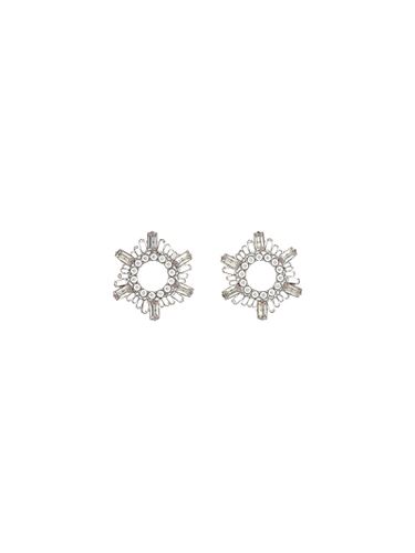 Amina Muaddi Begum Earrings - Amina Muaddi - Modalova