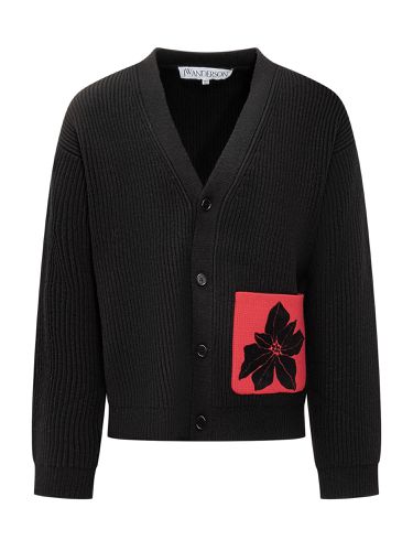 J. W. Anderson Cardigan With Floral Pattern - J.W. Anderson - Modalova