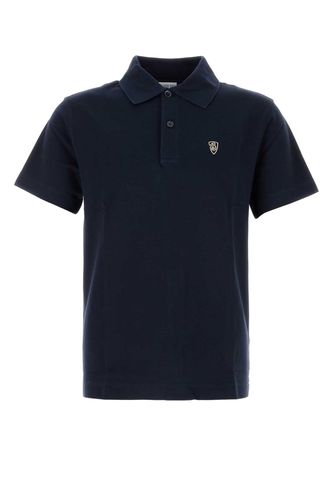 Midnight Blue Piquet Polo Shirt - Burberry - Modalova