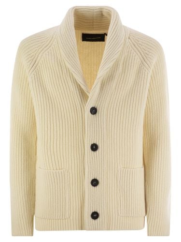 Tagliatore Ribbed Wool Cardigan - Tagliatore - Modalova