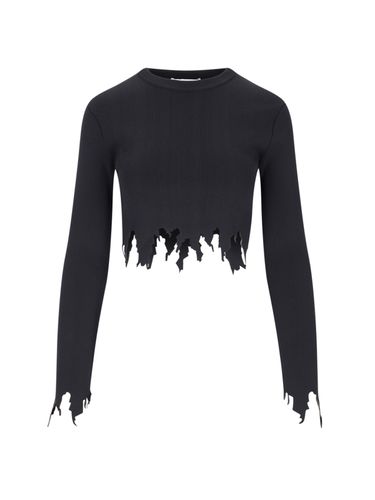 J. W. Anderson Destroyed Details Crop Top - J.W. Anderson - Modalova